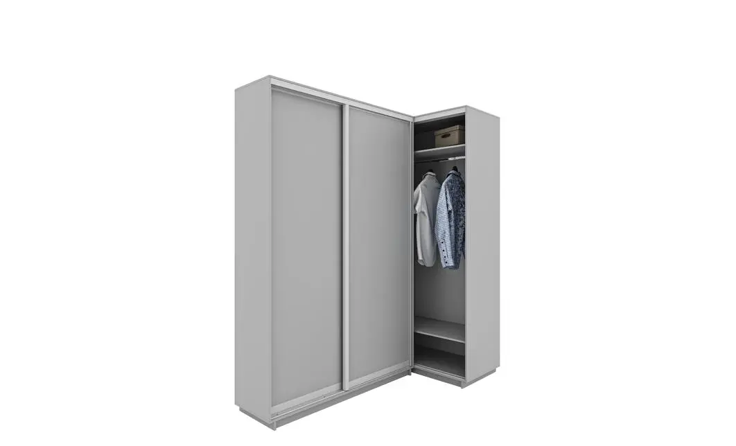 Dulap de Colt Personalizat cu Oglindă, 100 x 240 x 60 2