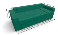 Canapea Extensibilă Claudia Bonell Mini, Verde 3
