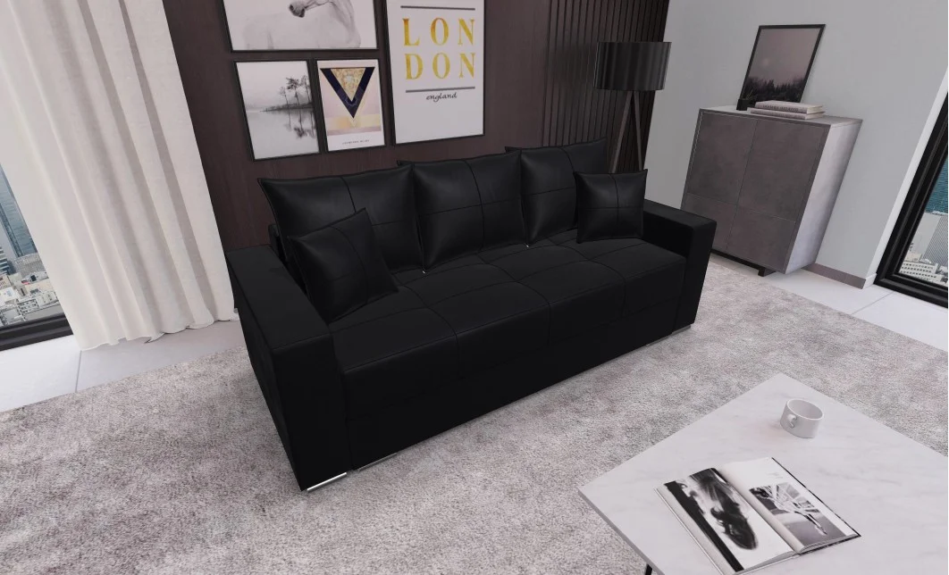 Canapea Extensibilă Claudia Bonell Mini, Negru 1