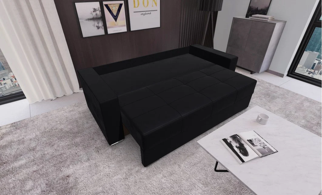 Canapea Extensibilă Claudia Bonell Mini, Negru 2