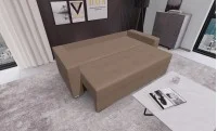 Canapea Extensibilă Claudia Bonell Mini BabyFace 30, 227 x 99 x73 cm, culoare maro inchis 2