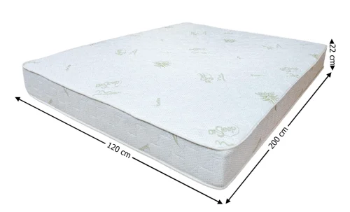Saltea Bonell Aloe Vera, 120x200x22 cm