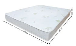 Saltea Bonell Aloe Vera, 140x200x22 cm