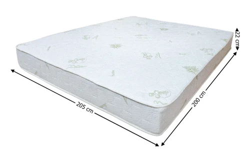 Saltea Bonell Aloe Vera, 205x200x22 cm
