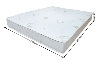 Saltea Bonell Aloe Vera, 145x190x22 cm