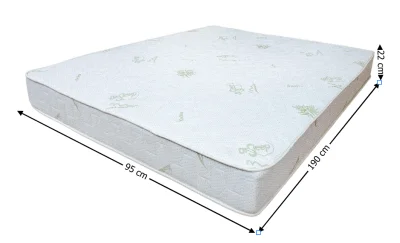 Saltea Bonell Aloe Vera, 95x190x22 cm