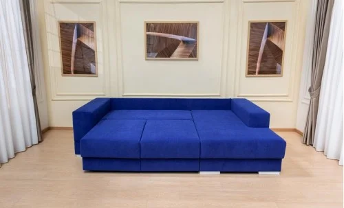 Colțar Extensibil Boston Albastru - Vega 38 Dreapta	