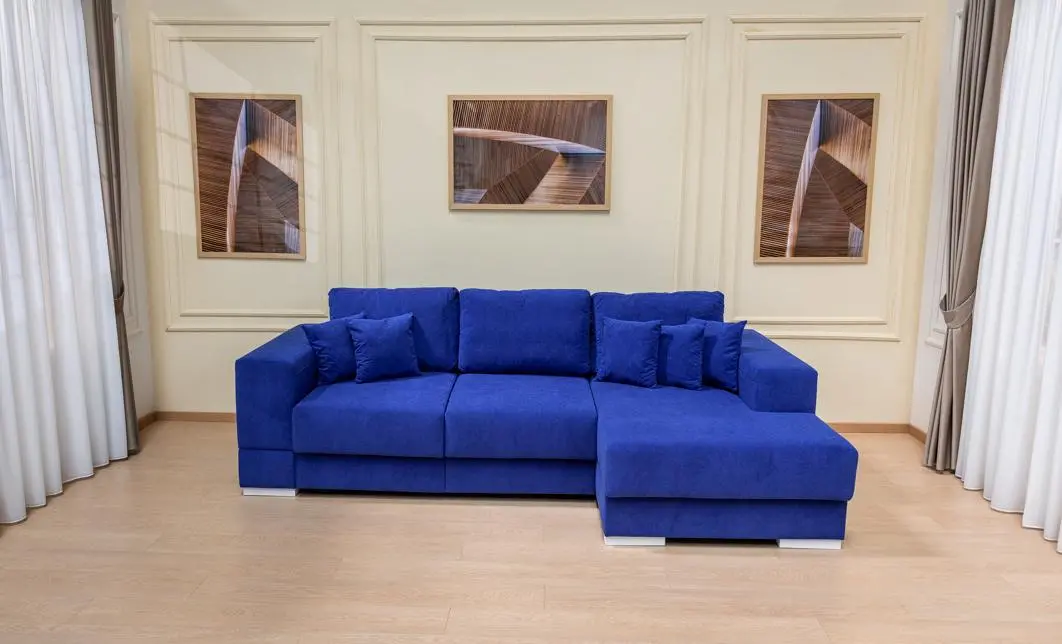 Colțar Extensibil Boston Albastru - Vega 38 Dreapta	 8