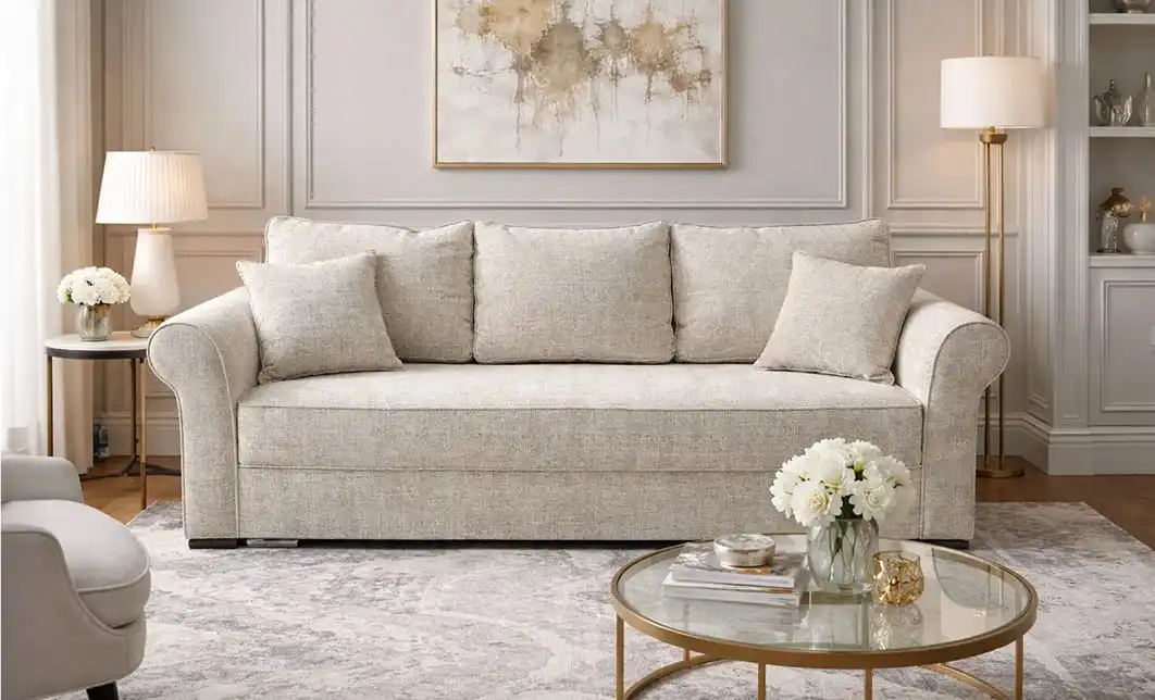 Canapea Extensibilă Ariana Memory Mini, Bej  2