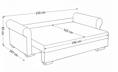 Canapea Extensibilă Ariana Memory Max, Turcoaz