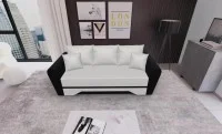 Canapea Extensibilă Atlanta Bonell Mini, Bej Deschis/Negru