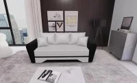 Canapea Extensibilă Atlanta Bonell Mini, Bej deschis/Negru