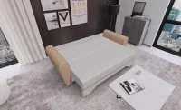 Canapea Extensibilă Atlanta Bonell Mini, Bej Deschis/Bej 3