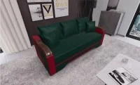 Canapea Extensibilă Bianca, Verde/Rosu 1