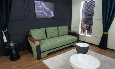 Canapea Extensibilă Bianca Memory, Verde