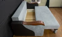 Canapea Extensibilă Bianca Bonell, Gri albastrui 6