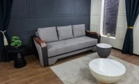Canapea Extensibilă Bianca Bonell, Gri inchis