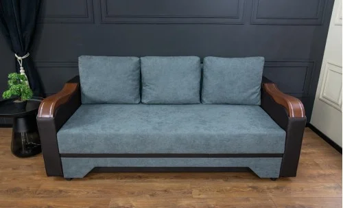 Canapea Extensibilă Bianca Memory, Gri antracit - Lemon 56