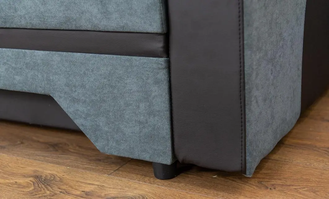 Canapea Extensibilă Bianca Memory, Gri antracit - Lemon 56