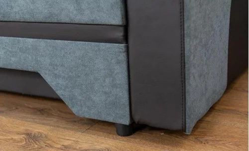 Canapea Extensibilă Bianca Memory, Gri antracit - Lemon 56