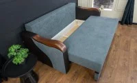 Canapea Extensibilă Bianca Memory, Gri antracit 7