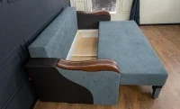 Canapea Extensibilă Bianca Memory, Gri antracit 6
