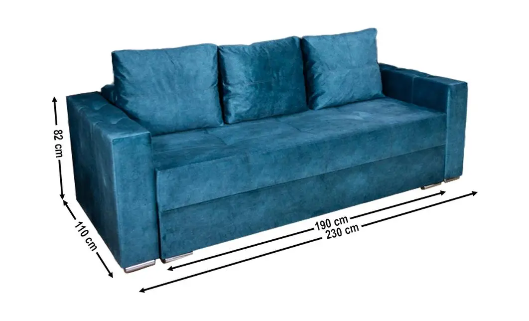 Canapea Extensibilă Vegas Bonell Max, Albastru 1