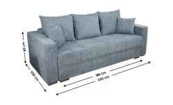 Canapea Extensibilă Claudia Bonell Mini, Gri