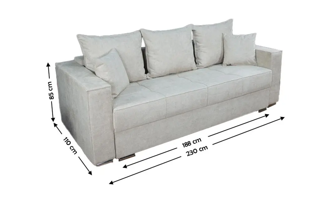 Canapea Extensibilă Claudia Memory Max, Bej 2