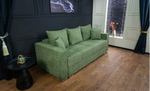 Canapea Extensibilă Claudia Memory Mini, Verde Brad