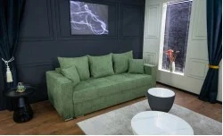 Canapea Extensibilă Claudia Memory Max, Verde Brad