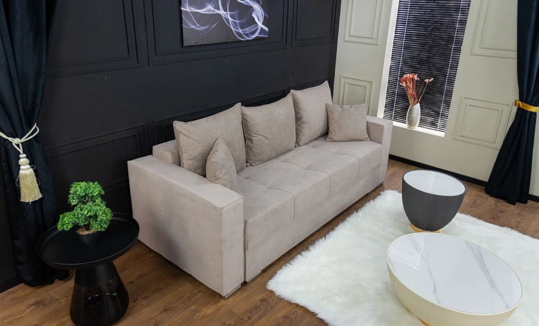 Canapea Extensibilă Claudia Bonell Max, Crem Deschis