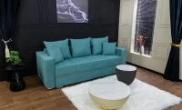 Canapea Extensibilă Claudia Bonell Max, Cyan