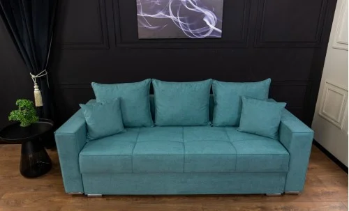 Canapea Extensibilă Claudia Bonell Mini, Cyan