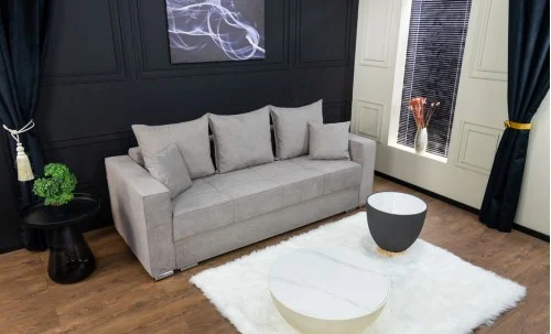 Canapea Extensibilă Claudia Bonell Mini, Gri deschis