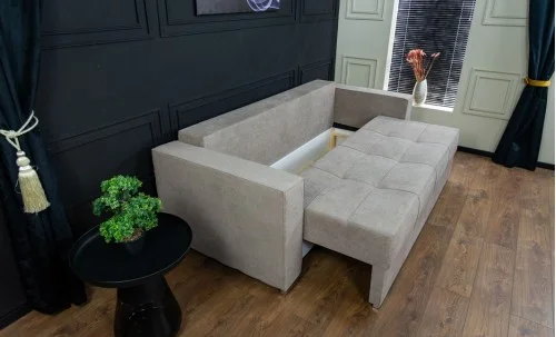 Canapea Extensibilă Claudia Memory Mini, Gri închis