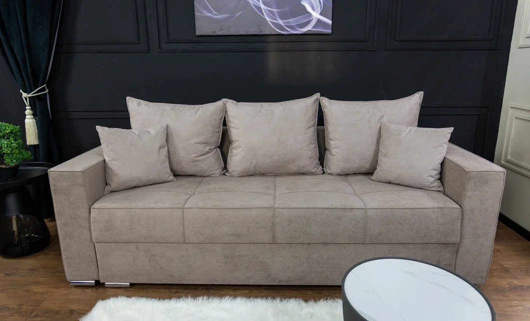 Canapea Extensibilă Claudia Memory Mini, Gri închis 3