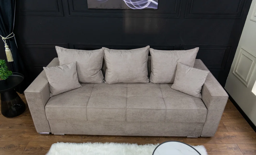 Canapea Extensibilă Claudia Memory Mini, Gri închis