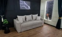 Canapea Extensibilă Claudia Memory Mini, Gri închis