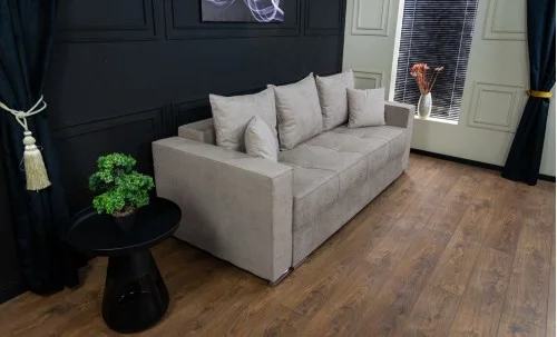 Canapea Extensibilă Claudia Memory Mini, Gri închis