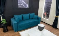 Canapea Extensibilă Claudia Memory Max, Albastru