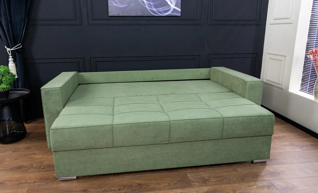 Canapea Extensibilă Claudia Memory Max, Verde mentă 5