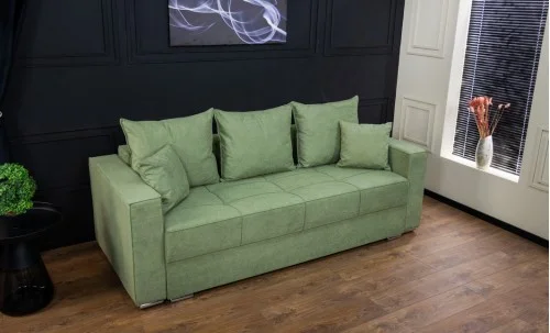 Canapea Extensibilă Claudia Memory Max, Verde mentă
