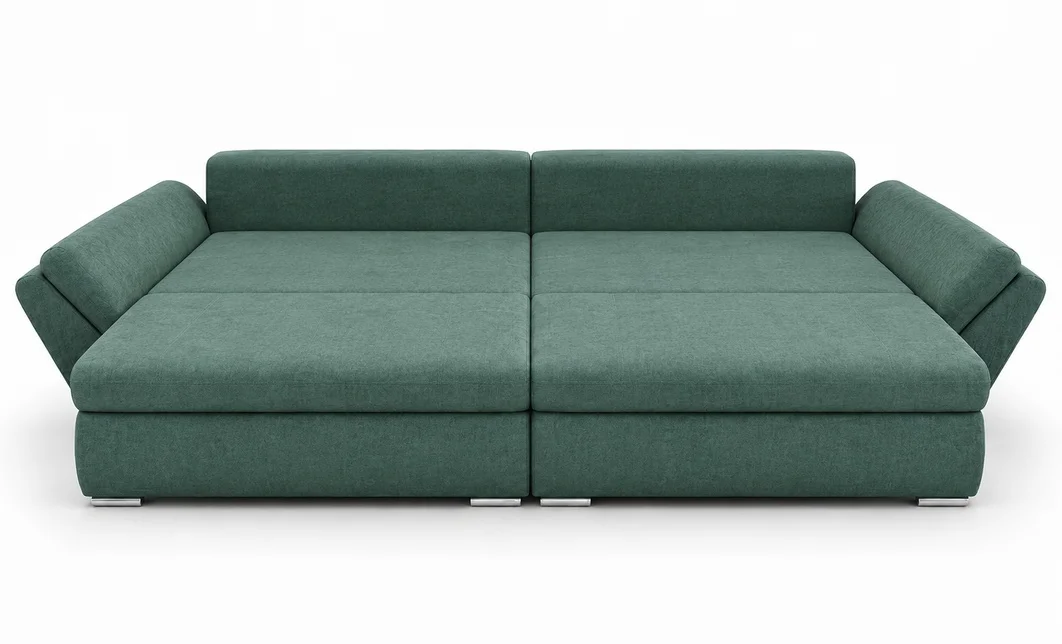Canapea Extensibilă Confort cu Spumă HR, Verde Mentă 9