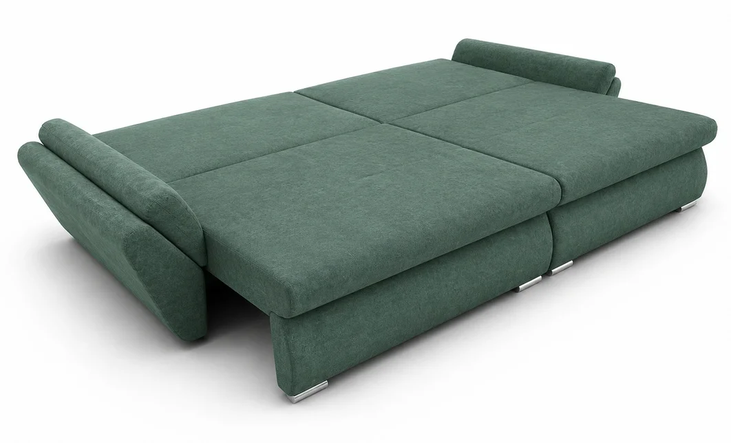 Canapea Extensibilă Confort cu Spumă HR, Verde Mentă 10