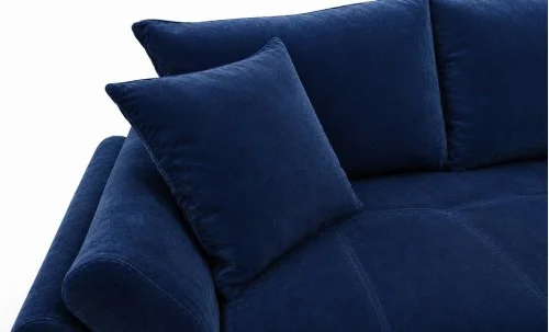 Canapea Extensibilă Confort cu Spumă HR , Bleumarin