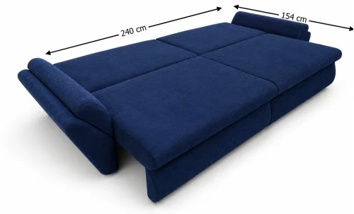 Canapea Extensibilă Confort cu Spumă HR , Bleumarin