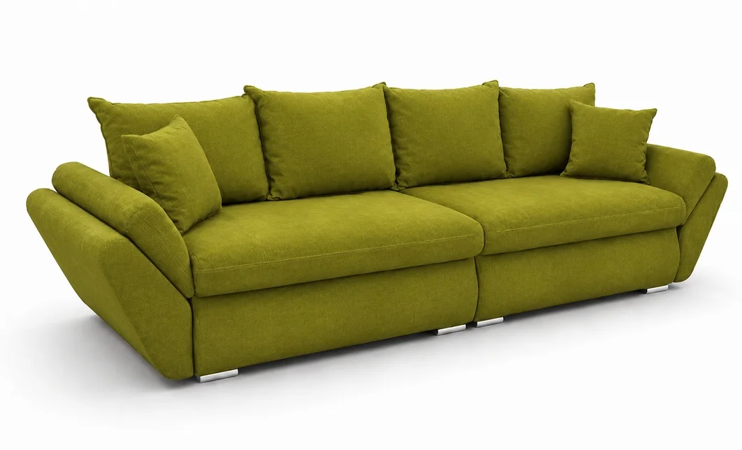 Canapea Extensibilă Confort cu Spumă HR, Verde olive 9