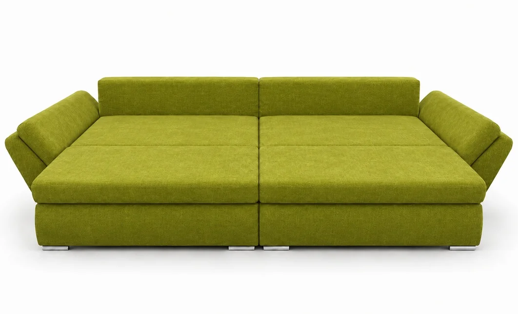Canapea Extensibilă Confort cu Spumă HR, Verde olive 10