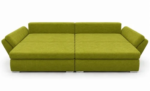 Canapea Extensibilă Confort cu Spumă HR, Verde olive